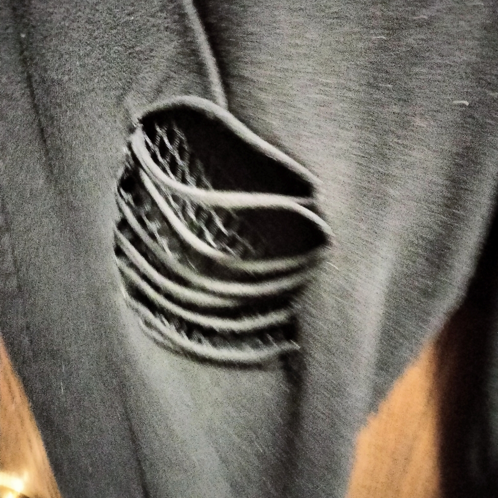 Torrid Ripped/Net Legging - Picture 4 of 10